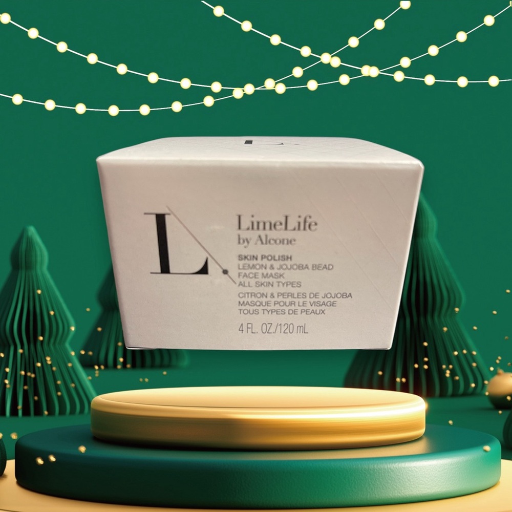 LimeLife by Alcone Skin Polish – Lemon & Jojoba Beads Face Mask